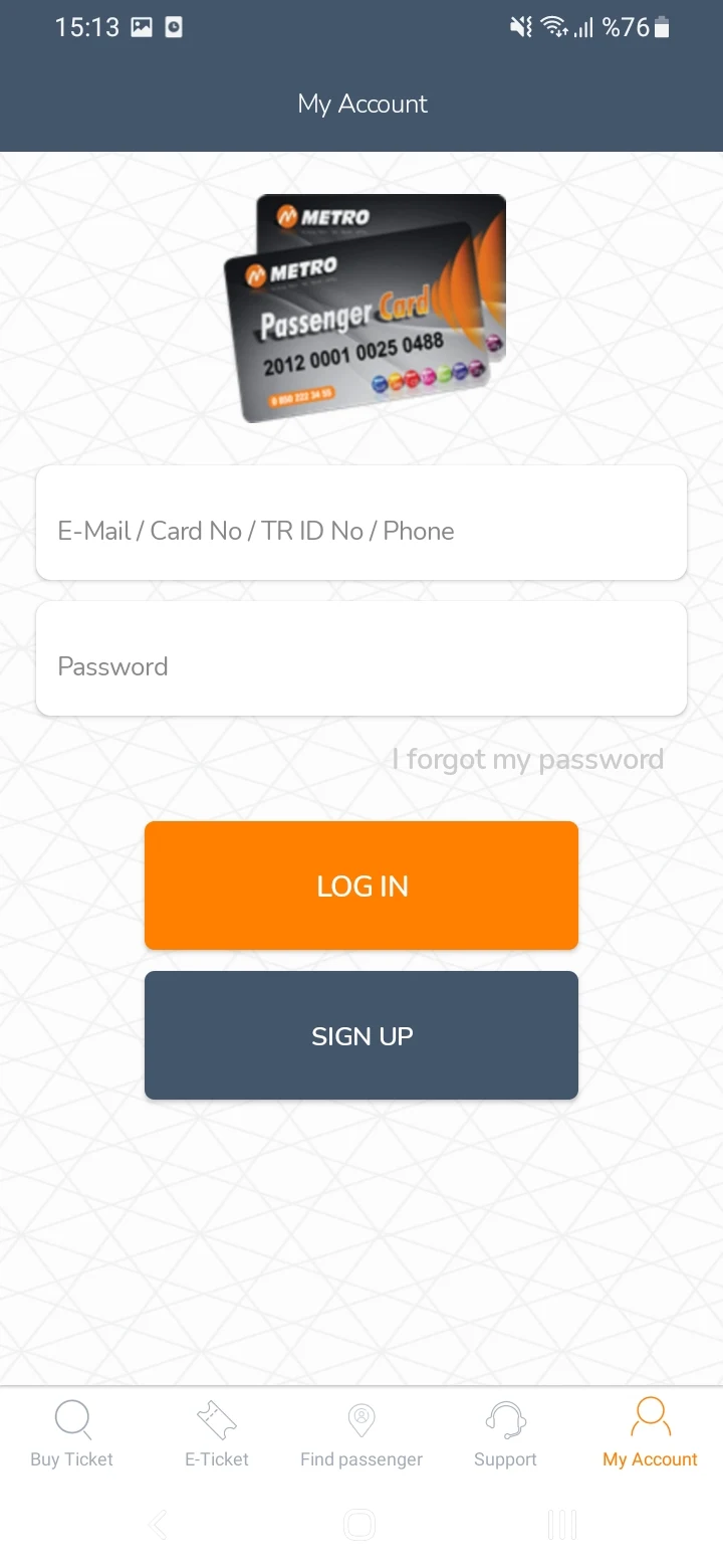 MetroTurizm Online Ticket Sale screenshot