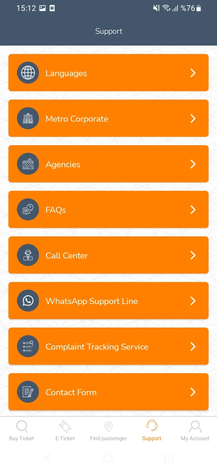 MetroTurizm Online Ticket Sale screenshot