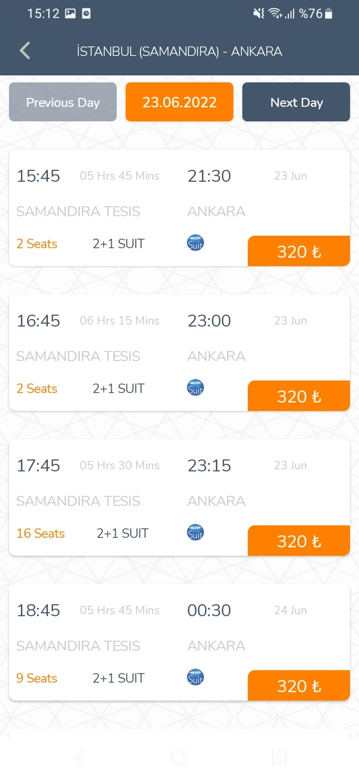 MetroTurizm Online Ticket Sale screenshot